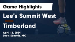 Lee's Summit West  vs Timberland  Game Highlights - April 12, 2024