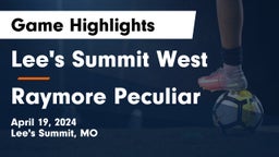 Lee's Summit West  vs Raymore Peculiar  Game Highlights - April 19, 2024