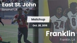 Matchup: East St. John vs. Franklin  2016