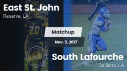 Matchup: East St. John vs. South Lafourche  2017
