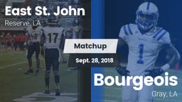 Matchup: East St. John vs. Bourgeois  2018