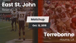 Matchup: East St. John vs. Terrebonne  2018