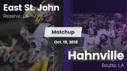 Matchup: East St. John vs. Hahnville  2018