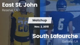 Matchup: East St. John vs. South Lafourche  2018