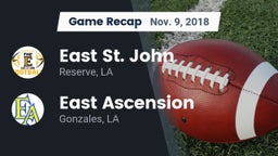 Recap: East St. John  vs. East Ascension  2018