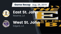 Recap: East St. John  vs. West St. John  2019