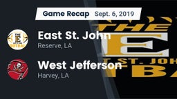 Recap: East St. John  vs. West Jefferson  2019