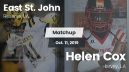Matchup: East St. John vs. Helen Cox  2019