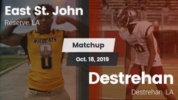 Matchup: East St. John vs. Destrehan  2019