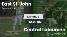 Matchup: East St. John vs. Central Lafourche  2019