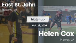Matchup: East St. John vs. Helen Cox  2020