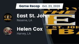 Recap: East St. John  vs. Helen Cox  2020