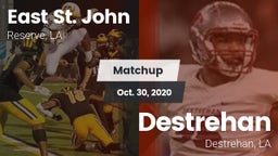 Matchup: East St. John vs. Destrehan  2020