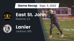 Recap: East St. John  vs. Lanier  2022