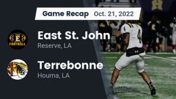 Recap: East St. John  vs. Terrebonne  2022