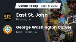 Recap: East St. John  vs. George Washington Carver  2023
