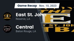 Recap: East St. John  vs. Central  2023