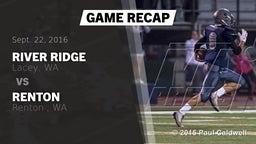 Recap: River Ridge  vs. Renton   2016