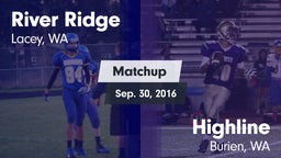 Matchup: River Ridge High vs. Highline  2016