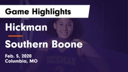 Hickman  vs Southern Boone  Game Highlights - Feb. 5, 2020