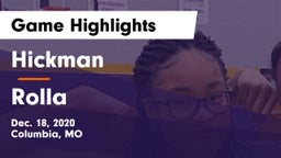 Hickman  vs Rolla  Game Highlights - Dec. 18, 2020