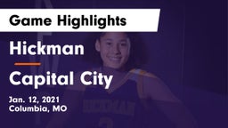 Hickman  vs Capital City   Game Highlights - Jan. 12, 2021