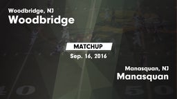 Matchup: Woodbridge High vs. Manasquan  2016