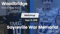 Matchup: Woodbridge High vs. Sayreville War Memorial  2018