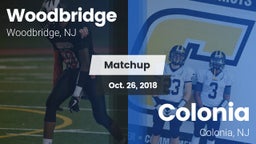 Matchup: Woodbridge High vs. Colonia  2018