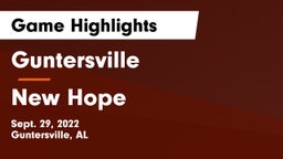 Guntersville  vs New Hope  Game Highlights - Sept. 29, 2022