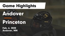 Andover  vs Princeton  Game Highlights - Feb. 6, 2020