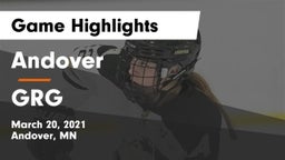 Andover  vs GRG Game Highlights - March 20, 2021