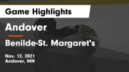 Andover  vs Benilde-St. Margaret's  Game Highlights - Nov. 12, 2021