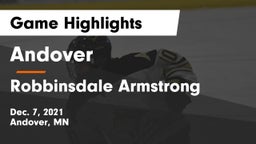 Andover  vs Robbinsdale Armstrong  Game Highlights - Dec. 7, 2021