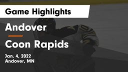 Andover  vs Coon Rapids  Game Highlights - Jan. 4, 2022