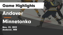 Andover  vs Minnetonka  Game Highlights - Nov. 22, 2022