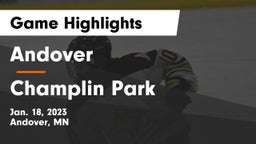 Andover  vs Champlin Park  Game Highlights - Jan. 18, 2023