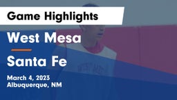 West Mesa  vs Santa Fe  Game Highlights - March 4, 2023