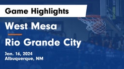 West Mesa  vs Rio Grande City  Game Highlights - Jan. 16, 2024