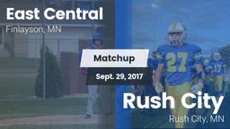 Matchup: East Central High vs. Rush City  2017