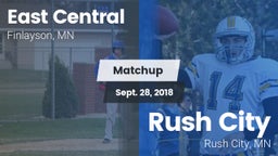 Matchup: East Central High vs. Rush City  2018