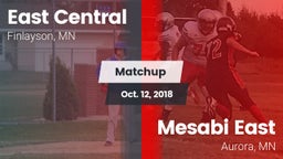 Matchup: East Central High vs. Mesabi East  2018