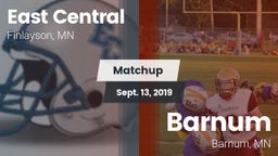 Matchup: East Central High vs. Barnum  2019