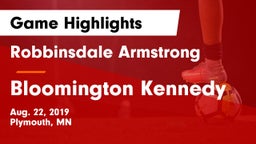 Robbinsdale Armstrong  vs Bloomington Kennedy  Game Highlights - Aug. 22, 2019