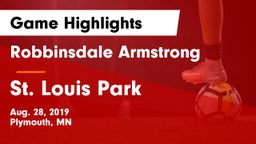 Robbinsdale Armstrong  vs St. Louis Park Game Highlights - Aug. 28, 2019