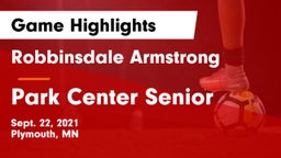 Robbinsdale Armstrong  vs Park Center Senior  Game Highlights - Sept. 22, 2021