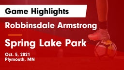 Robbinsdale Armstrong  vs Spring Lake Park  Game Highlights - Oct. 5, 2021