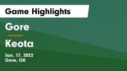 Gore  vs Keota  Game Highlights - Jan. 17, 2022