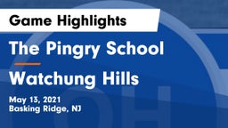 The Pingry School vs Watchung Hills Game Highlights - May 13, 2021