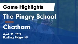 The Pingry School vs Chatham  Game Highlights - April 30, 2022